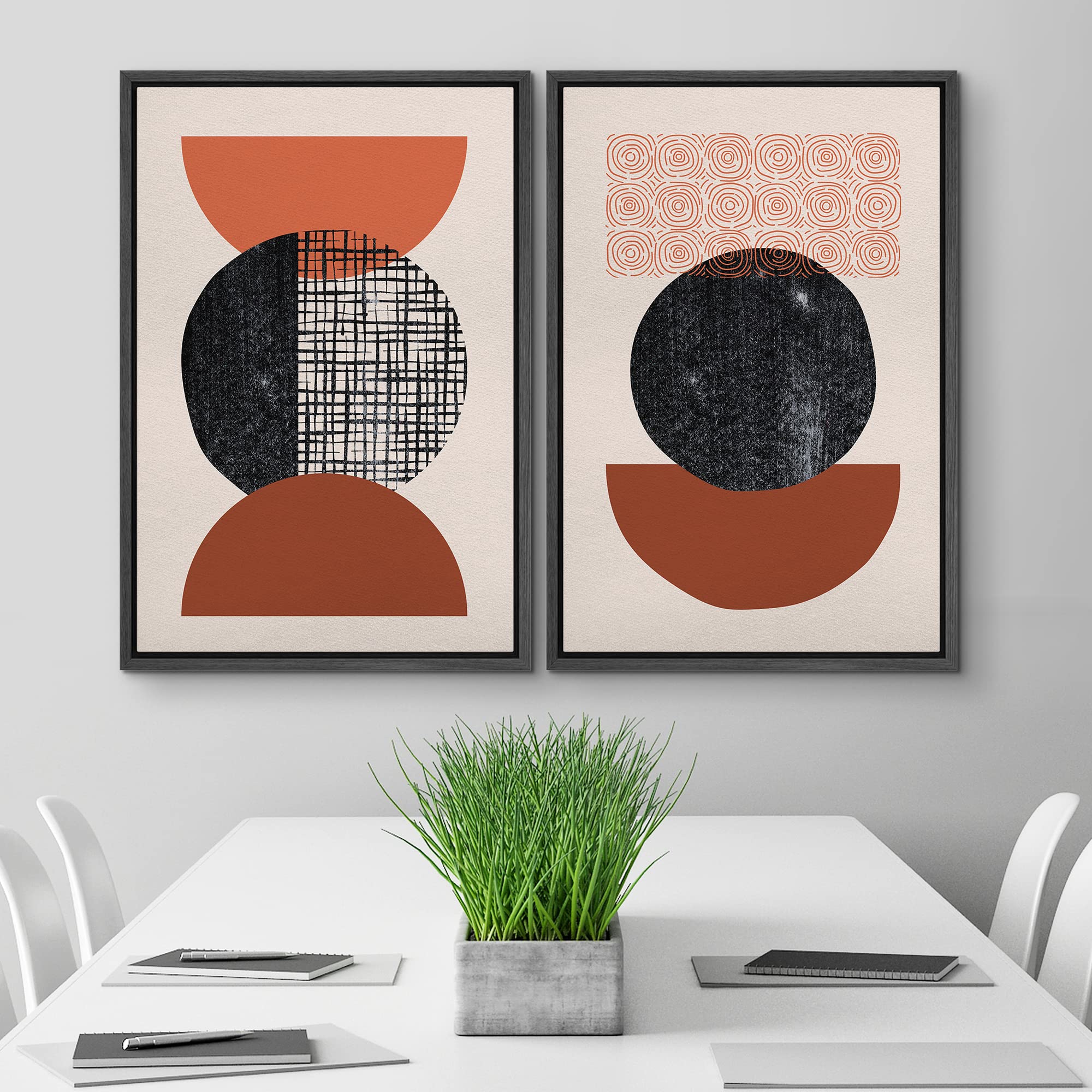 Amazon.co.jp: Ashbrook フレーム入りウォールアートプリントセット