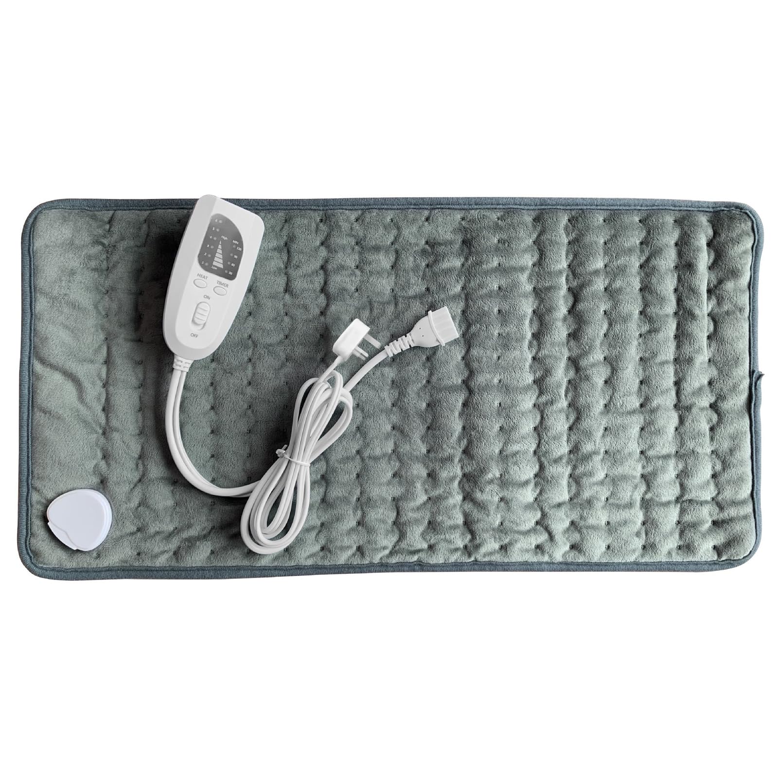 Electric Heating Pads－Six Level Temperature Adjustment Heated Throw Blanket, Control Menstrual Heating Pad, Machine Washable, Soft and Comfortable Fast Heating Pad (Partial Dark)