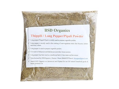 BSD Organics Polvo de pimienta largaThippiliPipali- 1.76 oz1.7 onzas disponible en Yaxa Guatemala