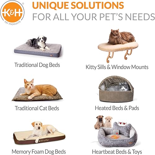 Miniatura 7 de K&H PET PRODUCTS Cesta de bicicleta de viaje para mascotas, color gris elegante, grande, 12 x 16 x 10 pulgadas