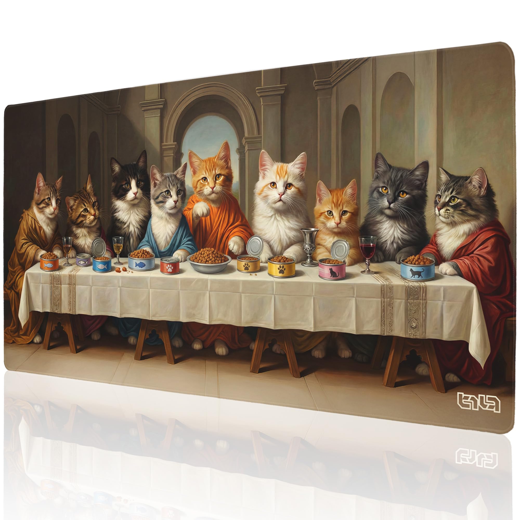 Tilt Grand Tapis de Souris Gamer XXL 100x50 cm | Tapis de Bureau Gaming Anti-Dérapant | Mouse Pad Imperméable pour PC et Accessoires Gaming | Tapis de Clavier (The Last Suppurr)