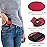 POYOLEE Gun Holster for Women Concealed Carry Holster for Pistols Universal IWB Holster Fits Glock 19 26 43 Springfie XD LC9 & All Similar Handguns (Red, Right-Handed Draw (IWB))