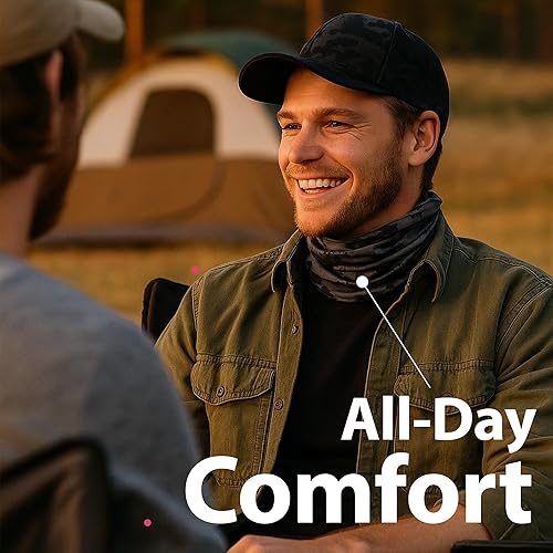 Miniatura 2 de Paquete de 6 polainas para el cuello, pasamontañas transpirables y refrescantes, protección UV, bandana de senderismo para hombres y mujeres