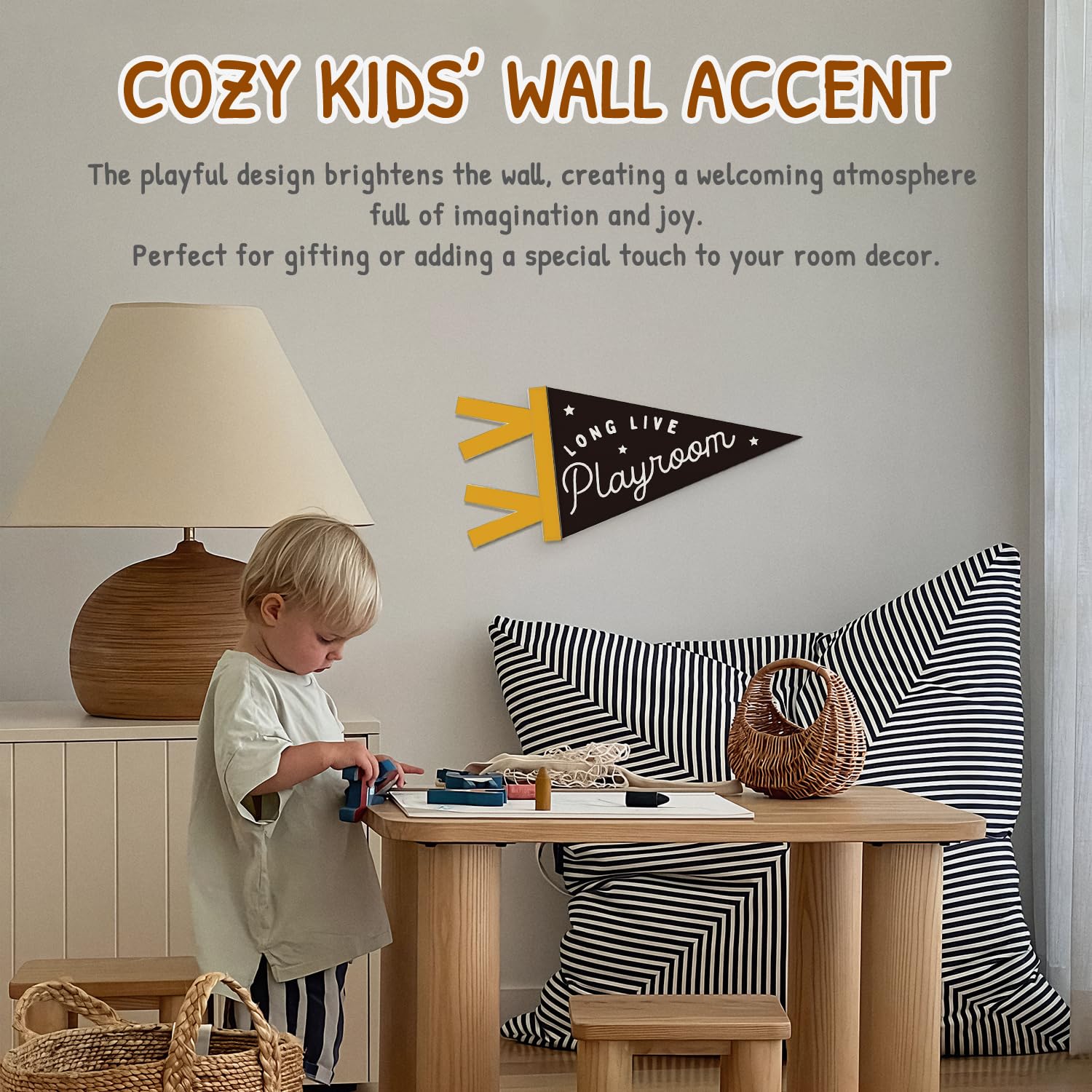 003-XY-SJMZ-プレイルームペナントバナーフラッグ壁掛け