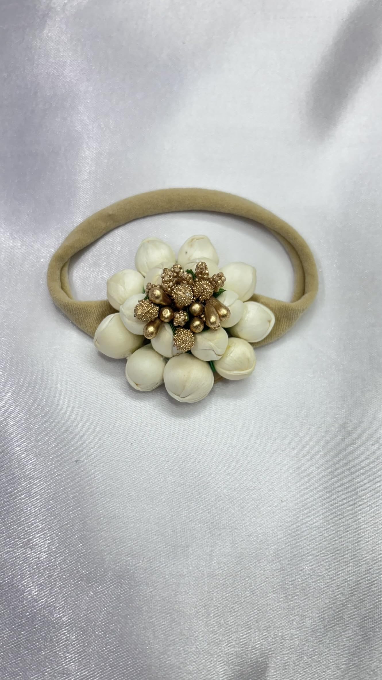 Mini Jasmine flower hairband/headband/hairclip for babies/girls by Hairy Fairy Things(Baby headband, 1) (B0D9TX2BG1) Amazon Price History, Amazon Price Tracker