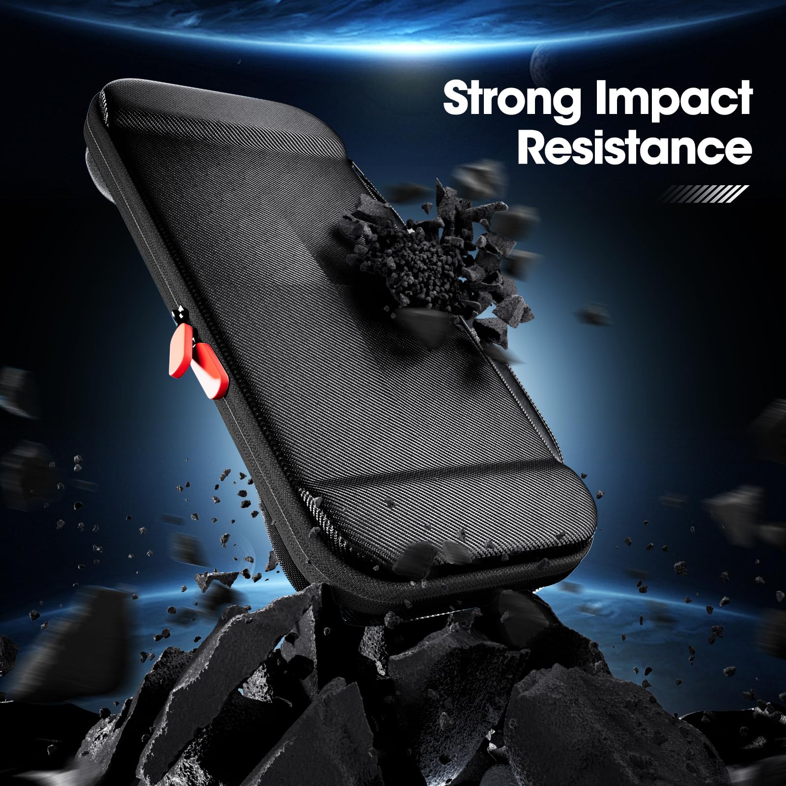 ProCase Funda Protectora Slim para Nintendo Switch 2, con 12 Ranuras para Tarjetas de Juego, Estuche rígido y portátil de Almacenamiento para Consola, Negro