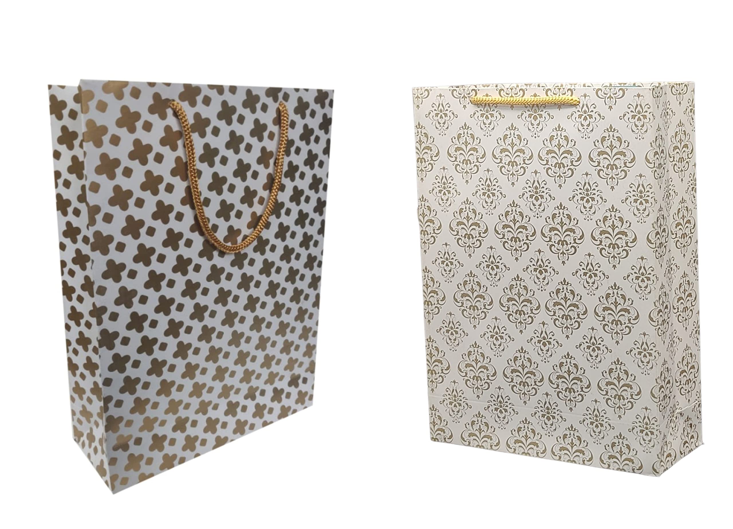 See full amazon price history chart for TASCHE Gold Flower and Gold Plus Design Printed Assorted Design Paper Carry Bags|Gift Bags for Return gifts, Birthday and presents (27.94 * 20.32 * 7.62 CM) (Pack of 80) TASCHE Gold Flower and Gold Plus Design Printed Assorted Design Paper Carry Bags|Gift Bags for Return gifts, Birthday and presents (27.94 * 20.32 * 7.62 CM) (Pack of 80) (B0C1SJRVJJ) Amazon Price History, Amazon Price Tracker