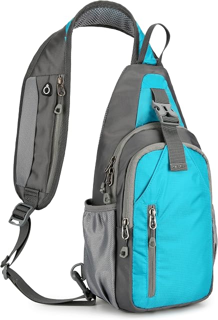 Levayhill Small Crossbody Sling Backpack,Hiking Daypack Men Women | Lightweight, Casual Shoulder Chest Bag, Phone Purse, Multiple Pockets, Sports Outdoor Travel