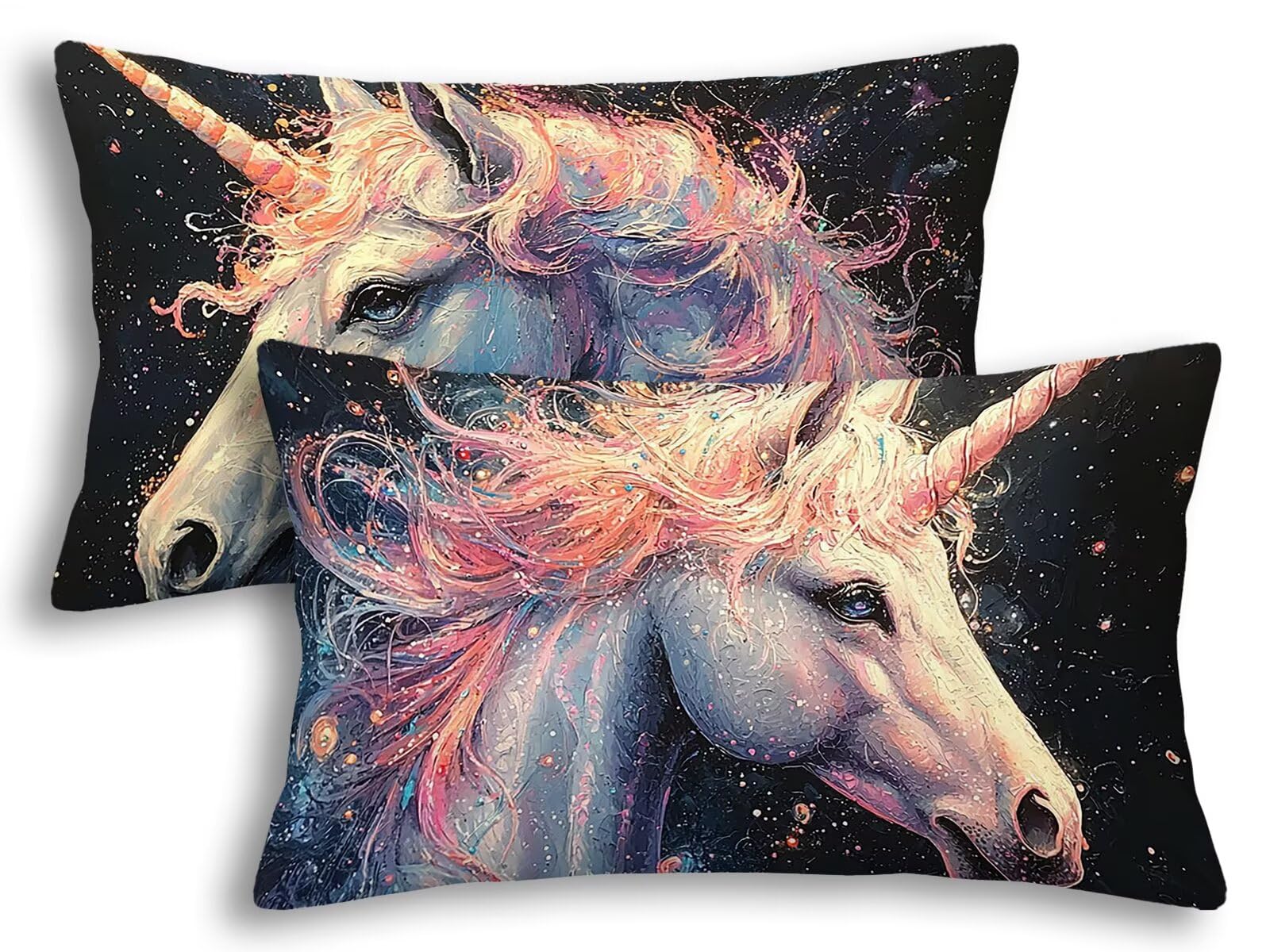 Cojines de unicornio 40x80 para decorar el dormitorio infantil y crear un espacio de lectura