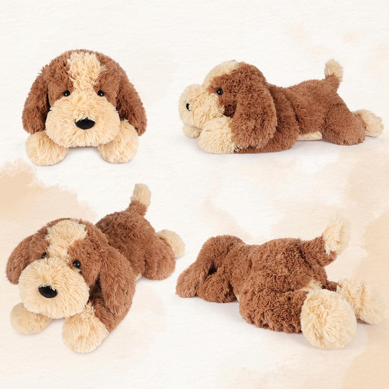 SuzziPals Perro galleta marrón de 30 pulgadas