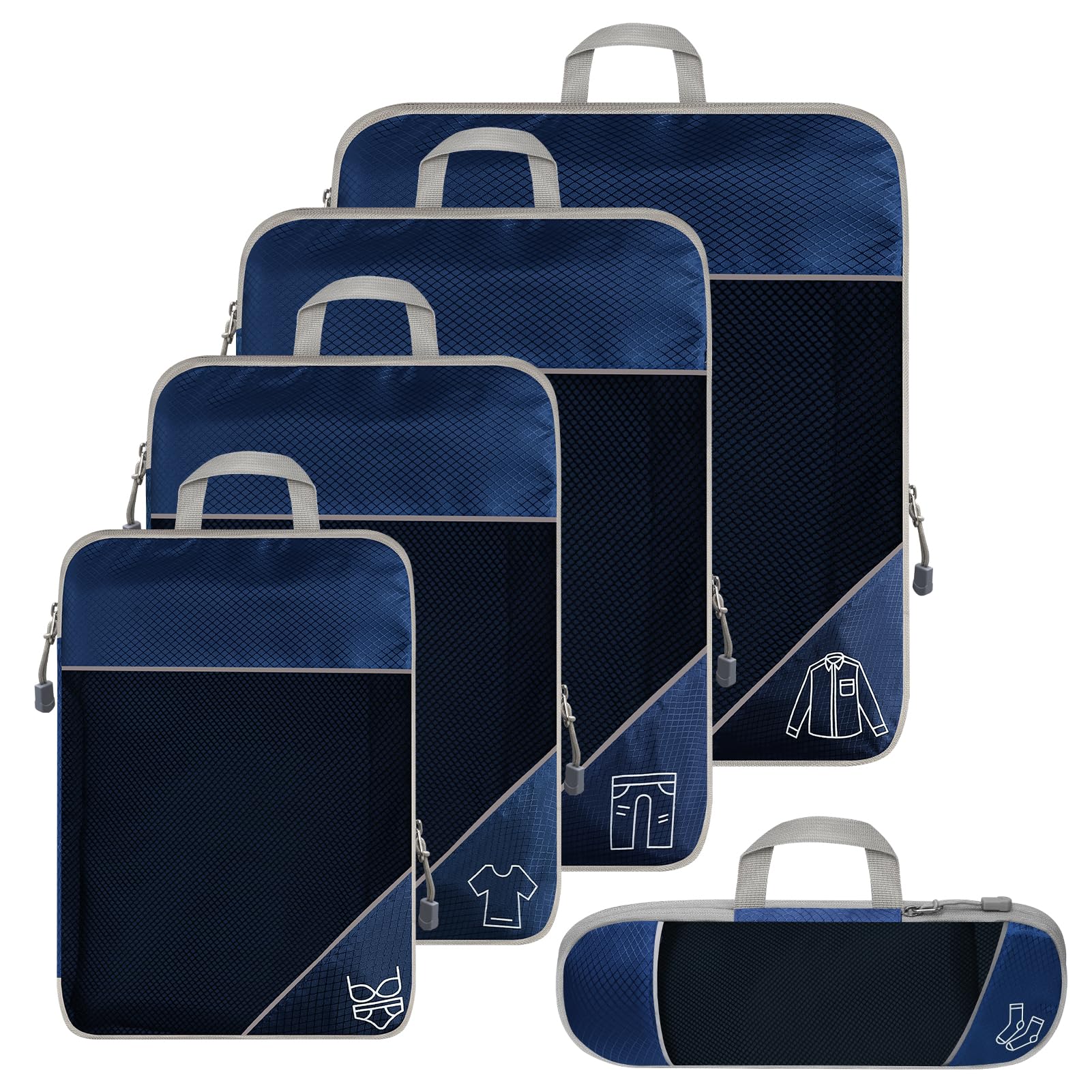 Organizer Valigia Salvaspazio Compressione Taskin Cubi Per