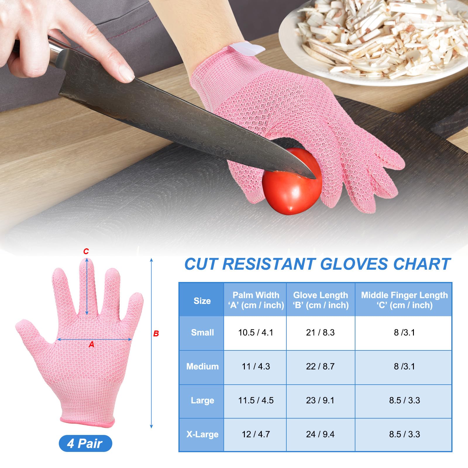 PATIKIL Cut Resistant Gloves - Image 2