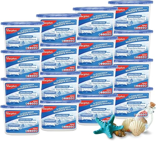Miniatura 5 de Vacplus Paquete de 16 absorbentes de humedad, 10.5 onzas, cajas absorbentes de humedad que atraen la humedad extra de tu baño, armario, cocina,