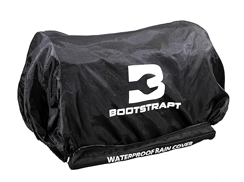 Miniatura 9 de Bolsa de mano para contratistas de 18 pulgadas con compartimento integrado para contenedores de piezas y cubierta impermeable para lluvia