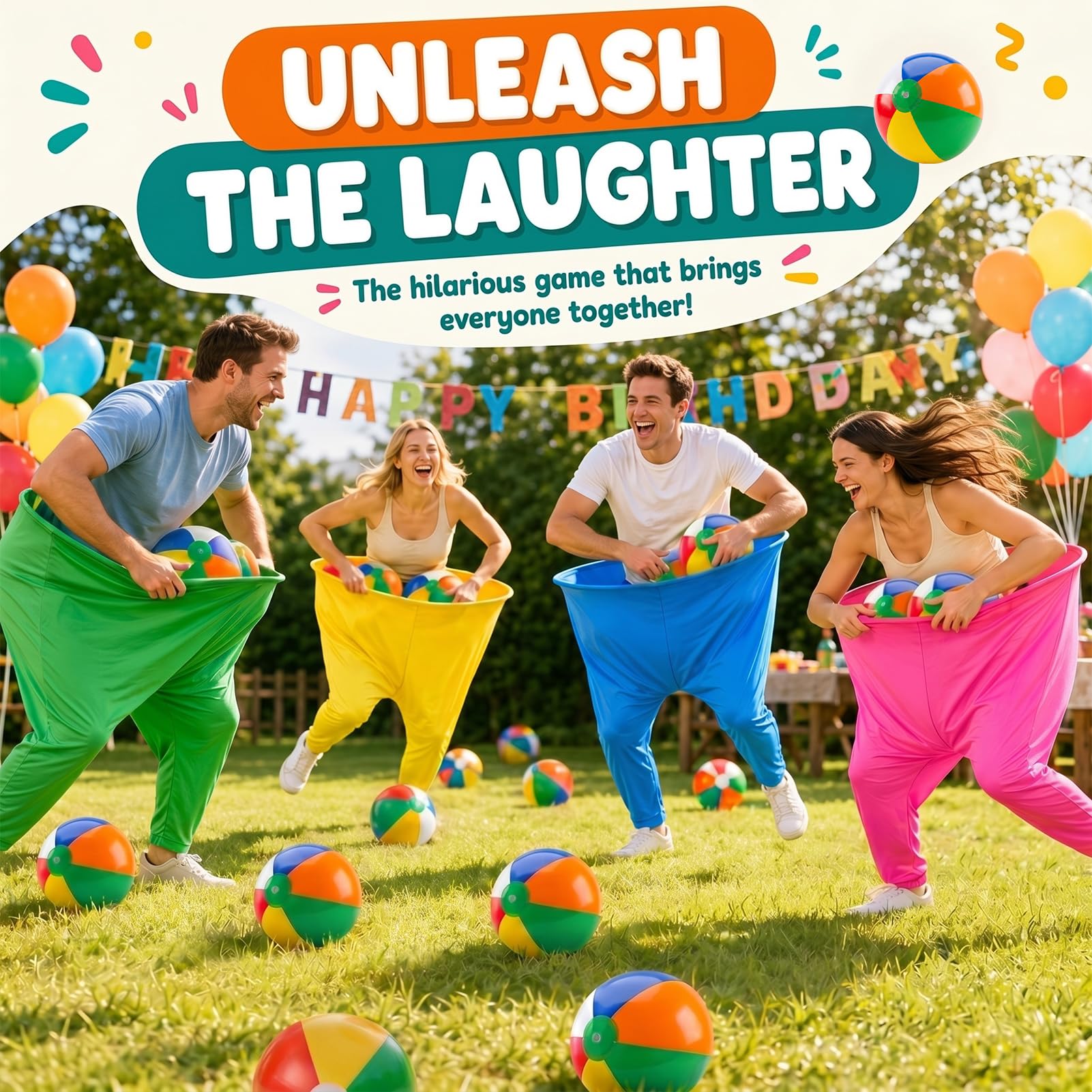 Granny Pants Yard Game Outdoor Fangspiel Set Hinterhof Rasen Partyspiel für Teenager und Erwachsene