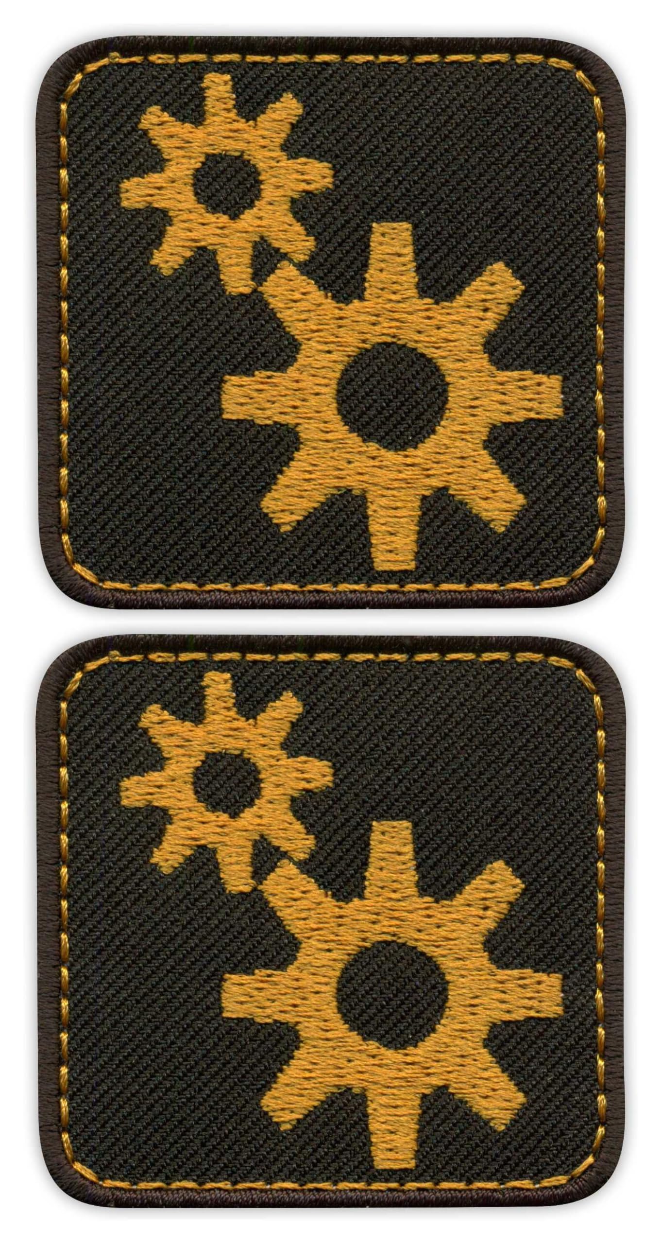 Amazon.co.jp: ギアホイール アイロン接着/ヒートシール裏地 刺繍
