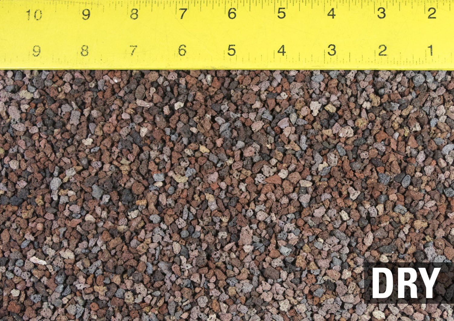 2 Gal. 1/8" - 3/16" Pre Mix Horticultural Red/Black Lava for Cactus & Succulent, Bonsai Tree Soil Mix - Small Grain (2GAL BK/RED S)