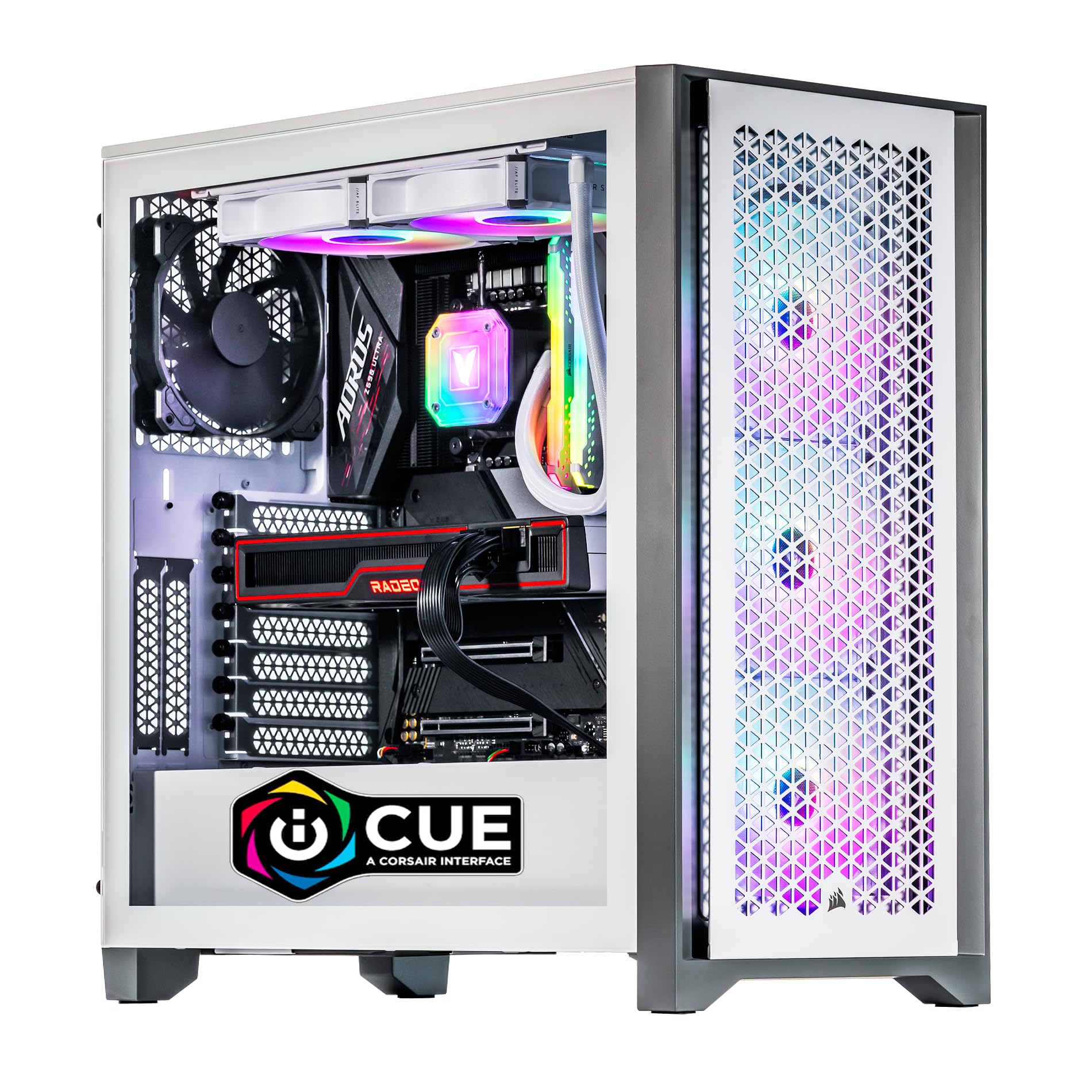 Velztorm iCUE Certified Argentux Custom Built Gaming Desktop PC Intel i7-11700K Radeon RX 9070 XT 32GB DDR4 2TB