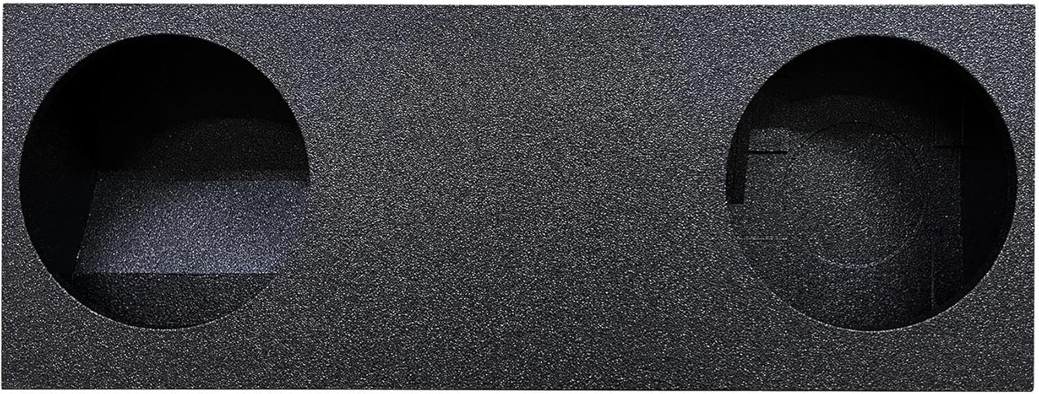 Rockville REC132 Dual 12" Sealed Subwoofer Box, Custom Fit for 2022-2023 Toyota Tundra Crew Max, Bed Liner Finish, Precision Cut, High-Performance Audio, for Car Audio Enthusiasts