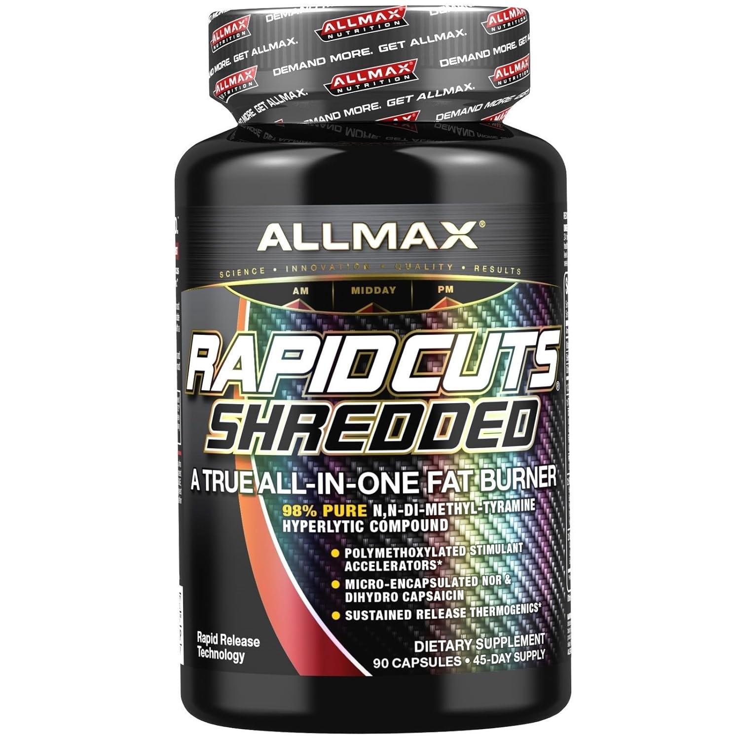 Allmax Rapidcuts Shredded AllInOne Fat Burner, 90 capsules Amazon