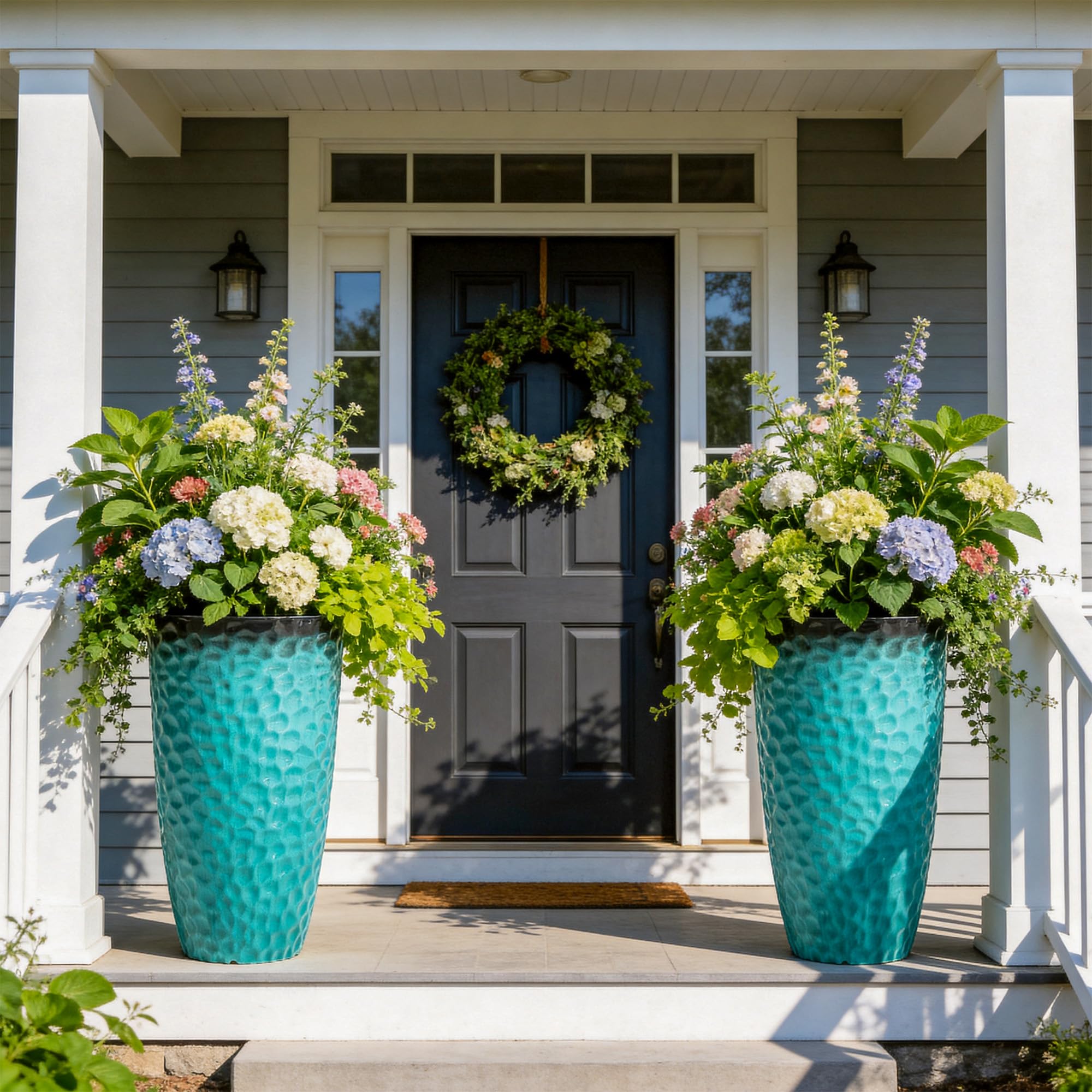 Ultym 23.75 Honeycomb Tall Planters Set of 2