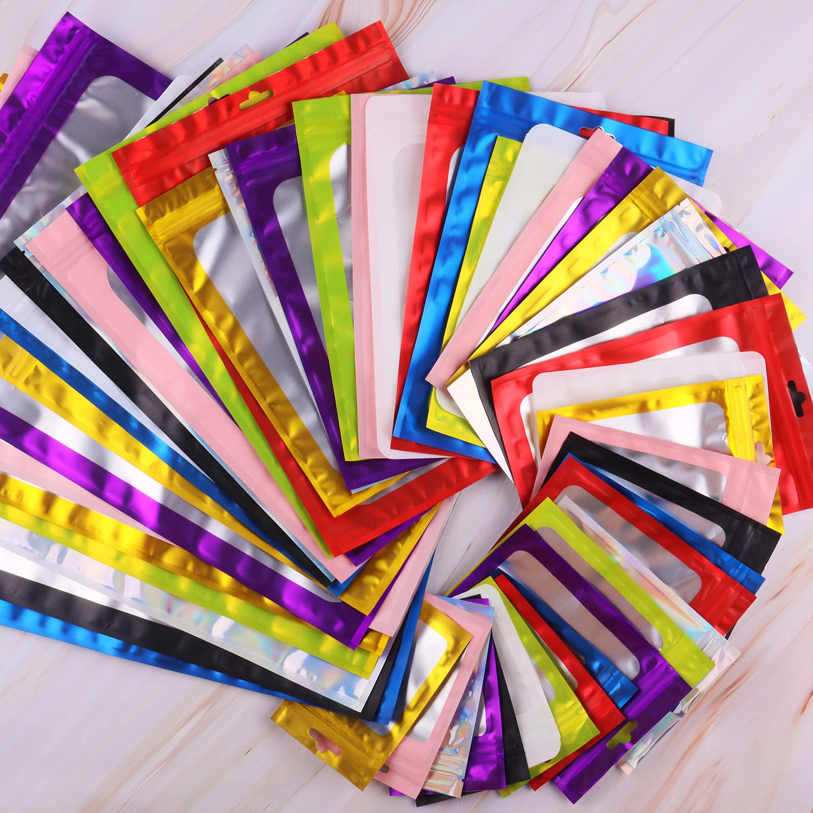 CAKKA Smell Proof Bag, 100PCS 10x15 Inch Resealable Mylar Bags for