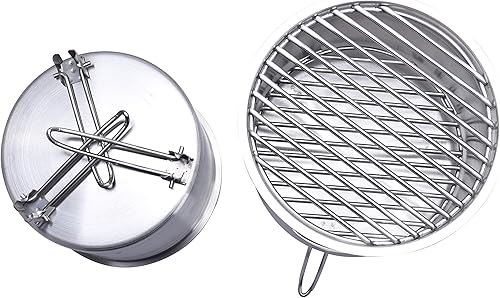 Miniatura 2 de ARC USA BQ2026 - Estufa de camping de acero inoxidable fácil de transportar estufas portátiles de leña para picnic, barbacoa, campamento, senderismo