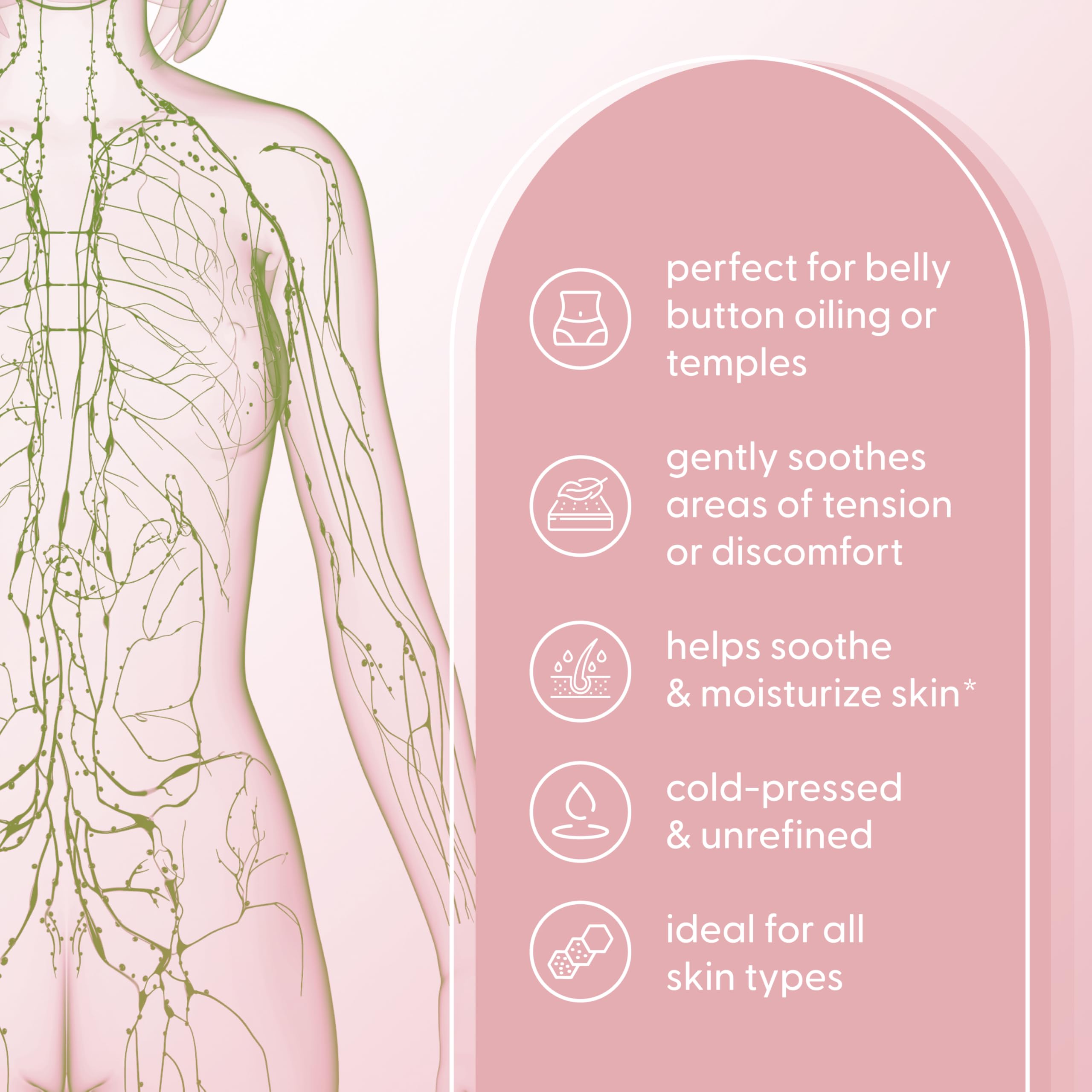 Organic Cold Pressed Castor Oil Roll-On Nourishing Treatment| Hexane-Free, USDA Organic Idea for Hair, Skin & Brows | Mess-Free Applicator, 3 fl 0z (89 mL) by M3