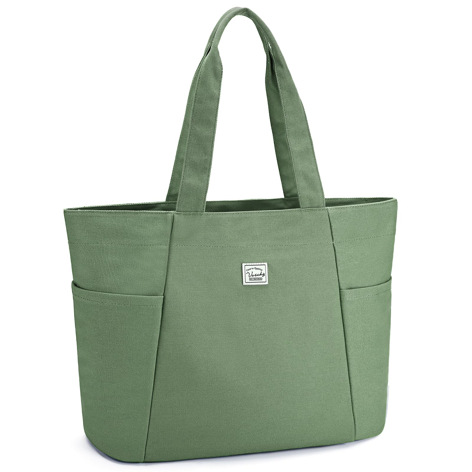VASCHY Tote Bag,Borsa Donna Università Elegante Borsa Mare Pieghevole Borsa Tote Donna Lavoro Scuola Viaggio Palestra Shopping Bag Leggero