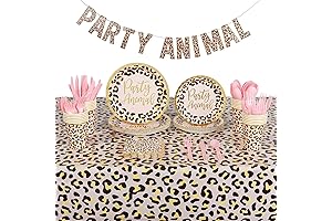 Cheetah Print Party Paradise: Sparkle and Bash Safari Birthday Party Delight