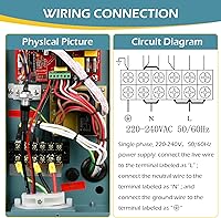 Vista 6 de Dyna-Living Steam Shower Generator Kit System, 6KW Home Steam Bath Sauna Spa Generator, Steam Head + Self-draining System, LED Controller,for