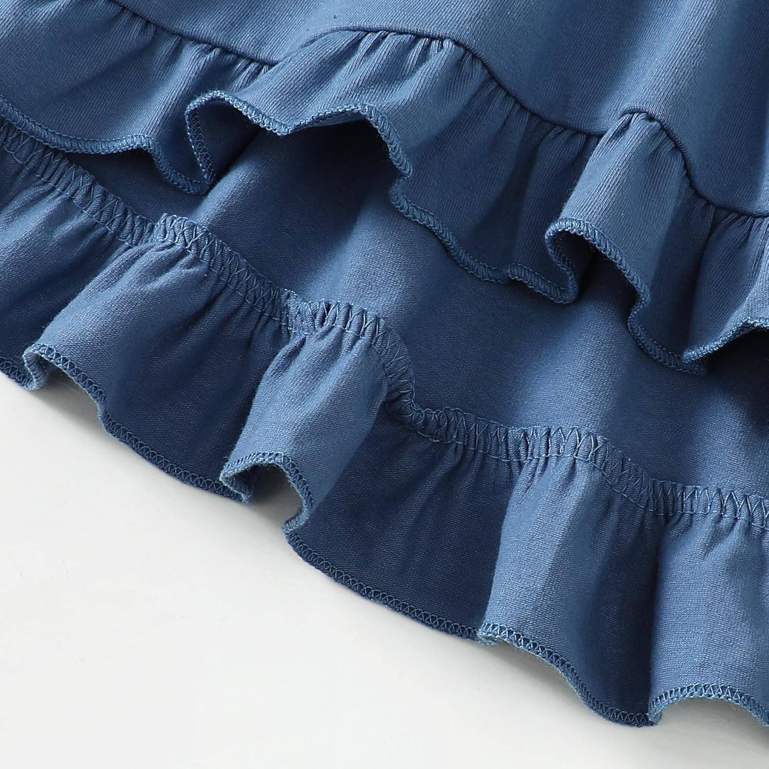 Kucnuzki Toddler Baby Girl Clothes Short Sleeve Ruffle Shirt Floral Pant Set 2 Piece Outfits For Girls Cute Clothing Set - Image 4