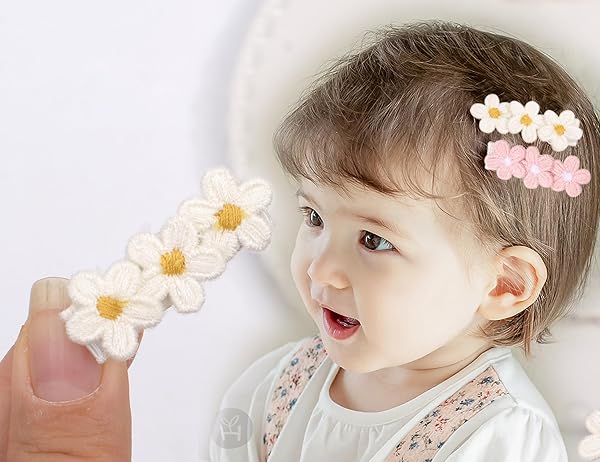 べビー ヘアクリップ 赤ちゃん ヘアピン 女の子 キッズ ヘアアクセサリー 前髪クリップ 10点 へあアクセサリー かみどめ かわいい おしゃれ お誕生日 プレゼント - 2