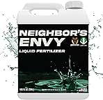 PetraMax Neighbor’s Envy Grass Fertilizer for Lawn & Garden, 1 Gallon Covers up to 16,000 sq.ft. 7-in-1 Liquid Lawn Fertilizer Concentrate for Deep Green Turf - Includes Nitrogen/Iron/Humic/Sea Kelp