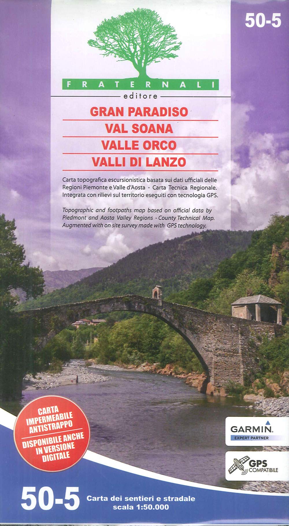 Gran Paradiso - Val Soana - Valle Orco - Valli di Lanzo: 50-5 (wandelkaart)
