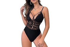 Elegant Lace Babydoll Teddy for Women