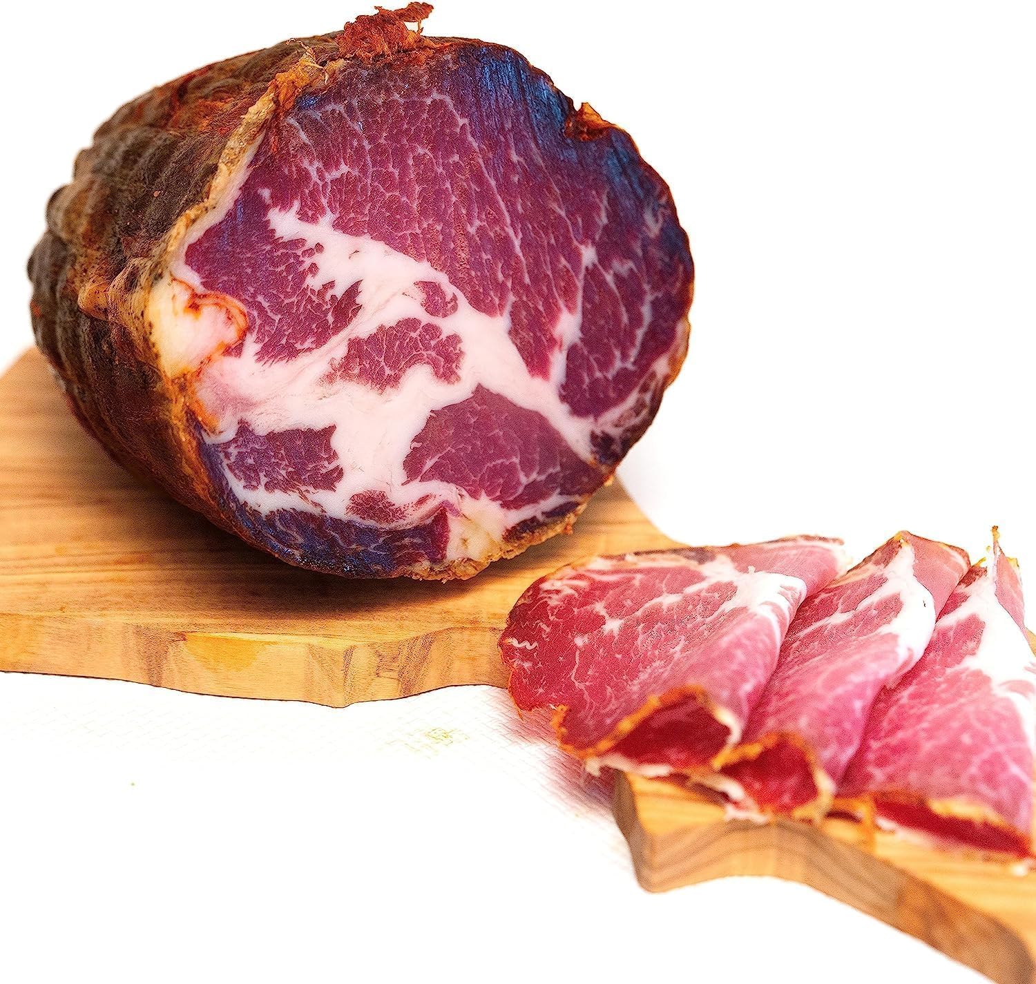 Coppa Calabraise de 500g - Charcuteries Artisanales De Calabre, Idéale Pour Sandwich, Entrées, Apéritifs - À TRANCHER - Sous Vide