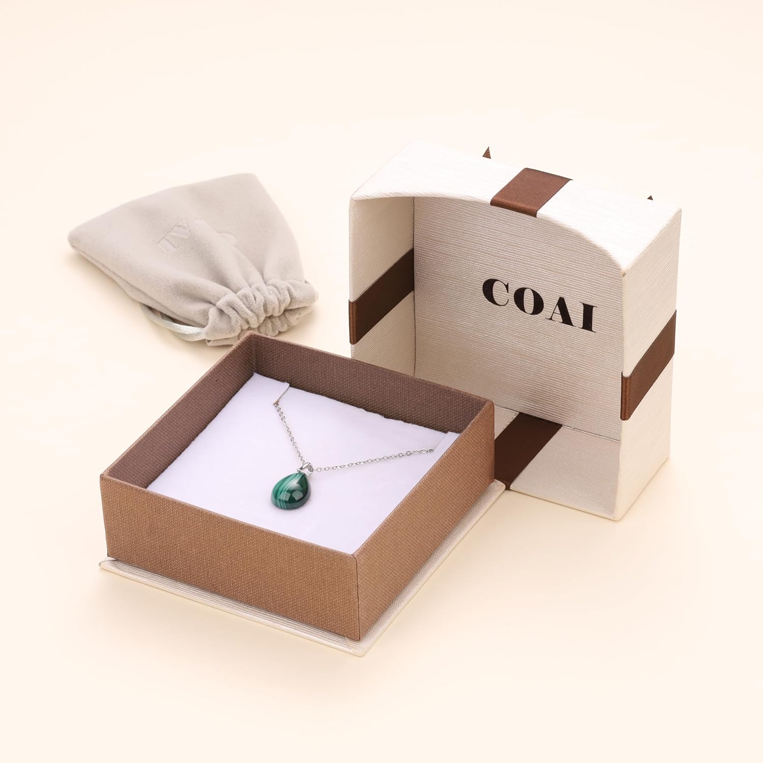 COAI 925 Sterling Silver Necklace for Women, Teardrop Pendant Crystal Necklace for Women - Image 6