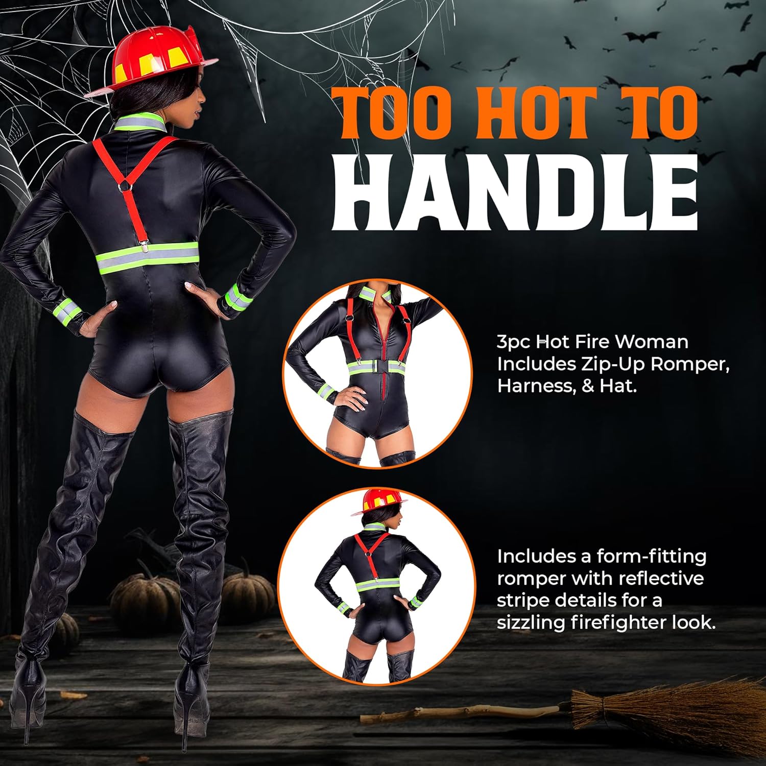 3pc Hot Fire Woman Large