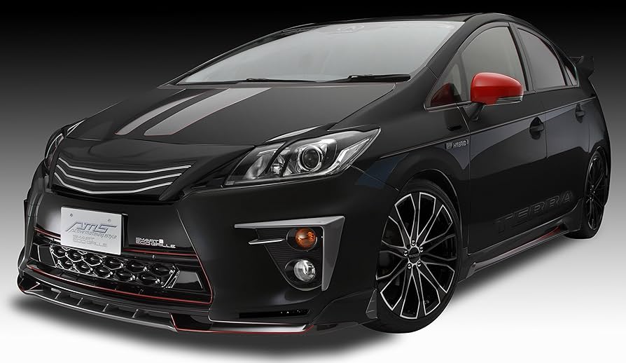 廃盤でレア？ プリウス 30 g's バンパー 専用 AMS フロント グリル プリウスG's30系用フロントグリル AMS(TERRA)エアロ｜PRIUS