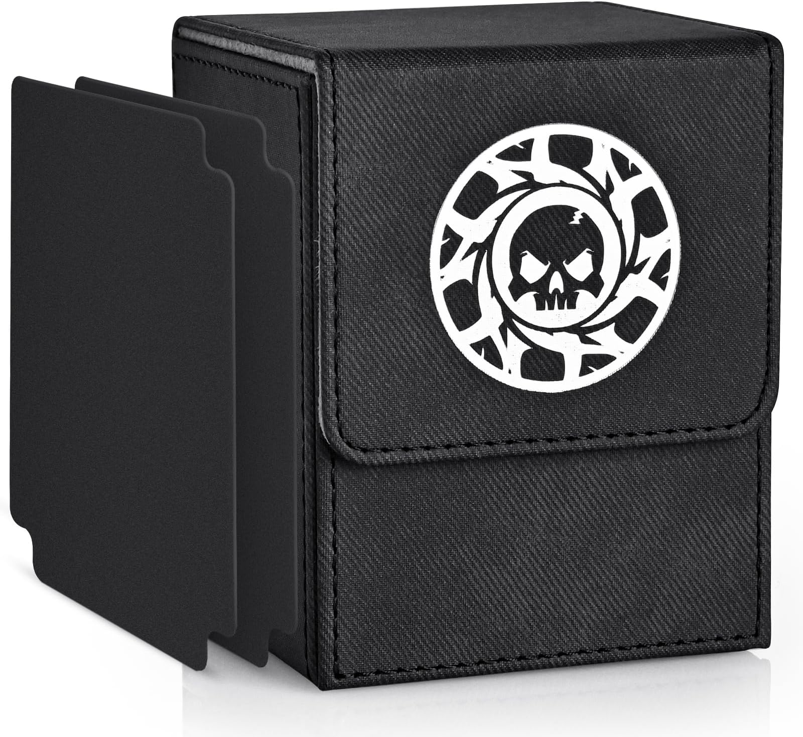 Magic The Gathering Kaldheim Deck Box Featuring Tibalt - Holds 100+ Cards With Matching Divider