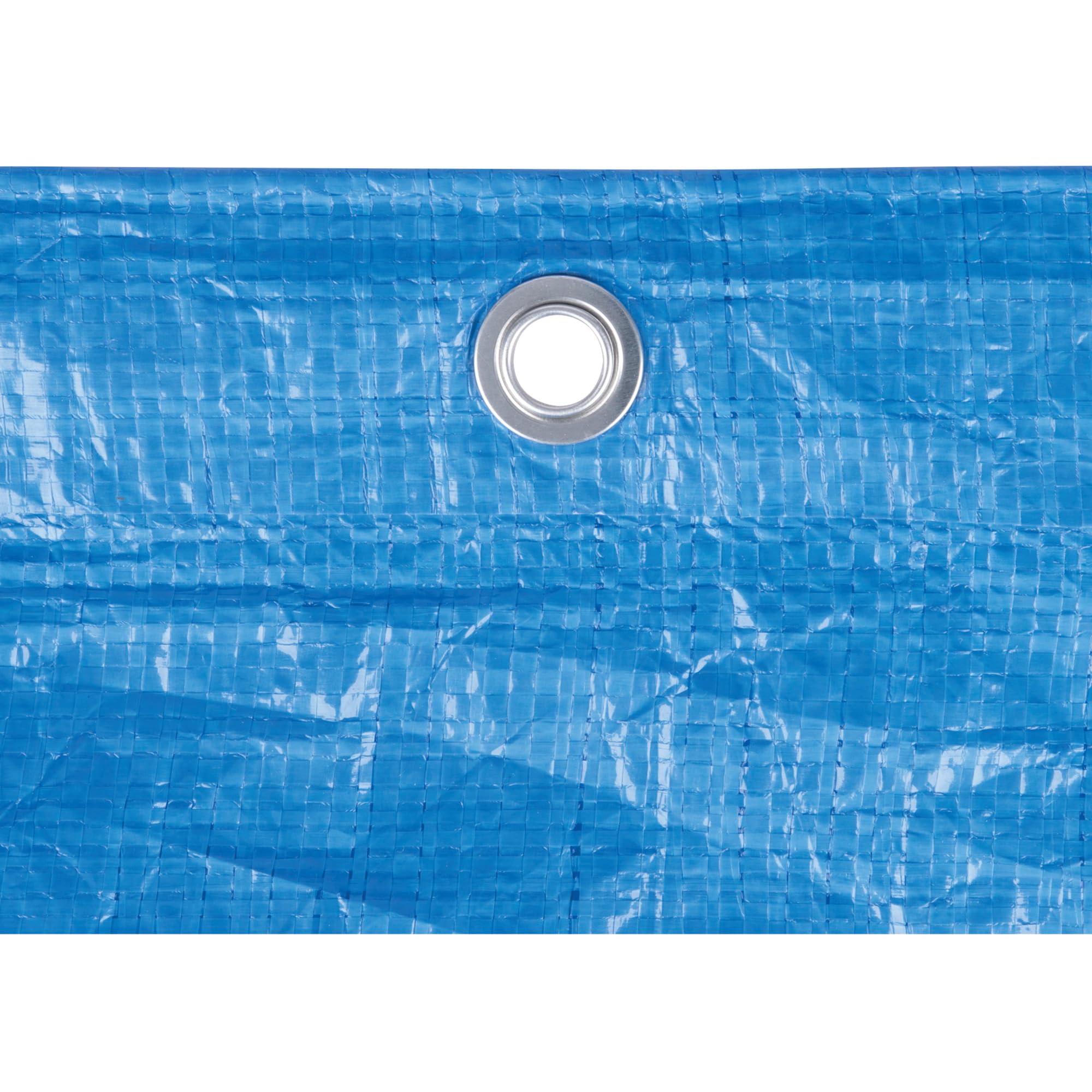 PERFORMANCE TOOL W6004 (8 x 10 ft) Tarp Cover Blue Waterproof Great for Tarpaulin Canopy Tent Boat - Image 4