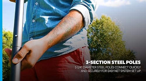 Miniatura 2 de Triumph Classic - Juego de voleibol - Incluye pelota de voleibol de tamaño reglamentario, bomba y funda de transporte acolchada