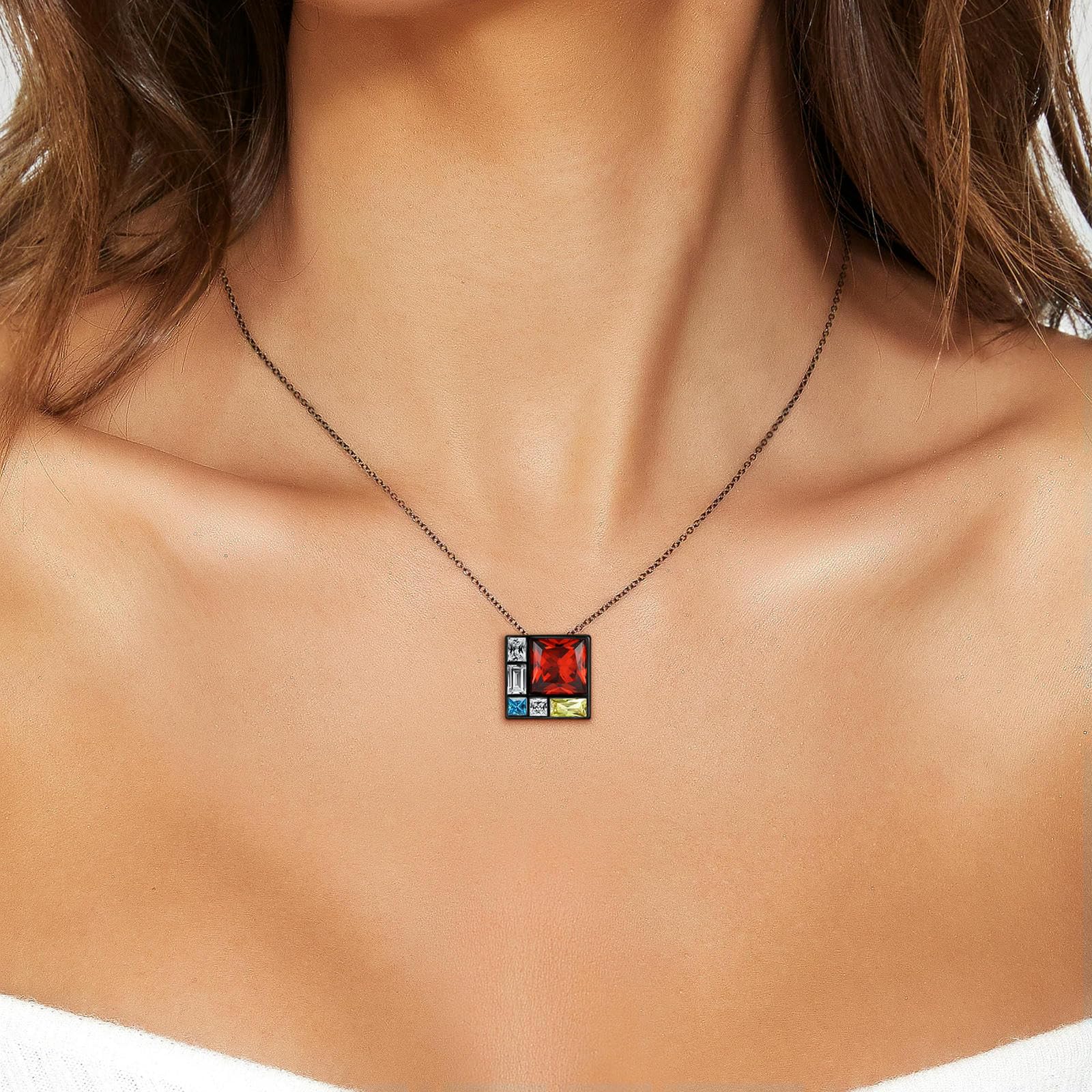 WEAV Colgante De Plata De Ley 925 Con Marca Púrpura, Mariposa, Circonita Romántica Oscura, Apto Para Collar, Regalo De Cumpleaños Para Madre, Hermana Y Novia