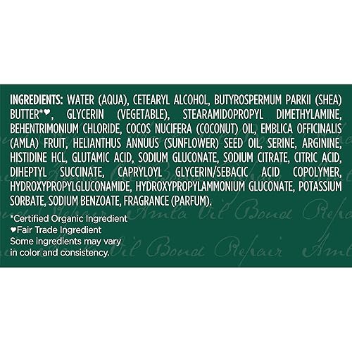 Miniatura 8 de SheaMoisture Bond Repair Masque Amla Oil para fortalecer e hidratar el cabello con infusión restauradora HydroPlex 11 oz