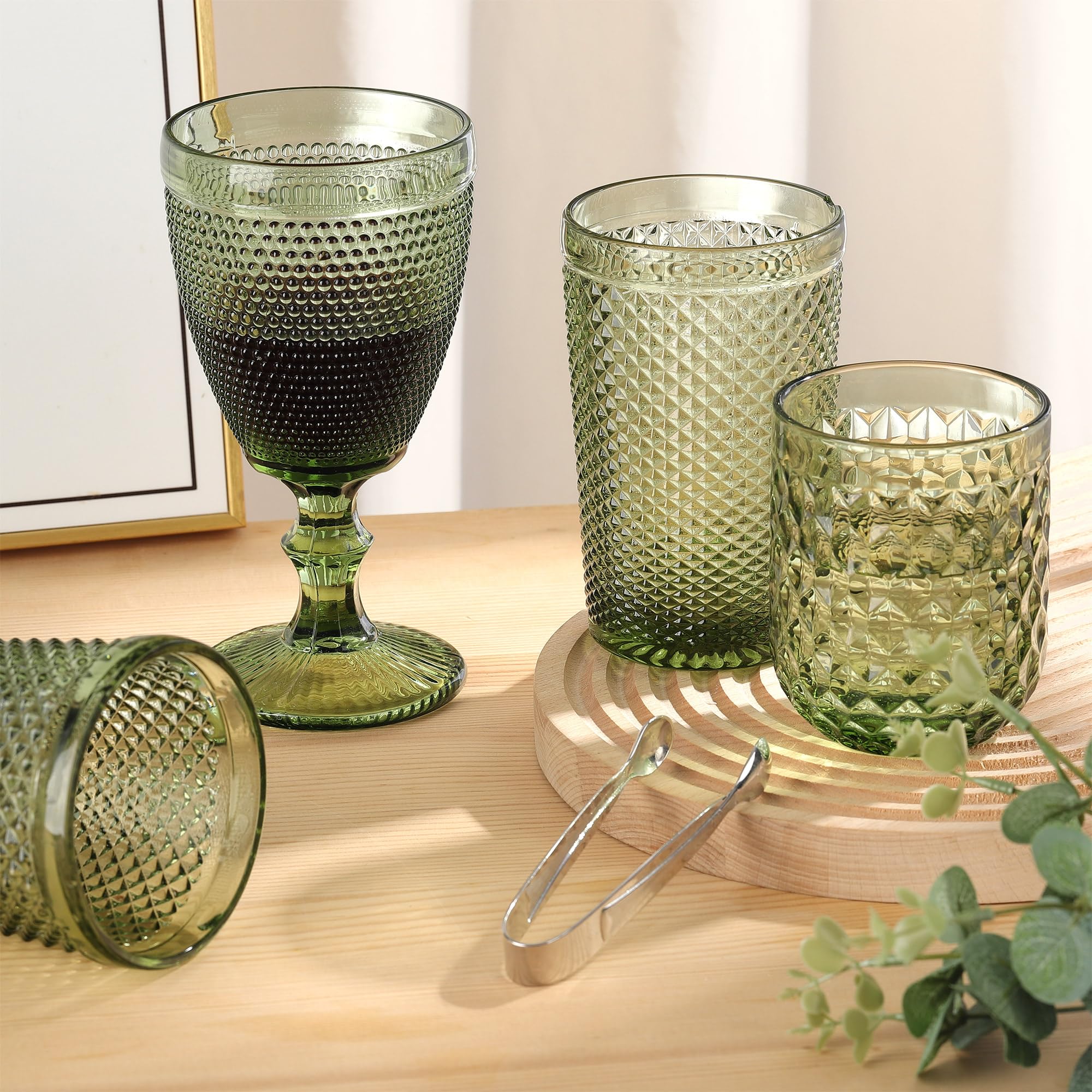 blush wine glasses Estelle Colored Wine Stemware