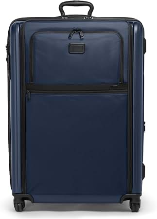 Amazon.com: TUMI Alpha Large Expandable Checked, Navy | Hard Shell