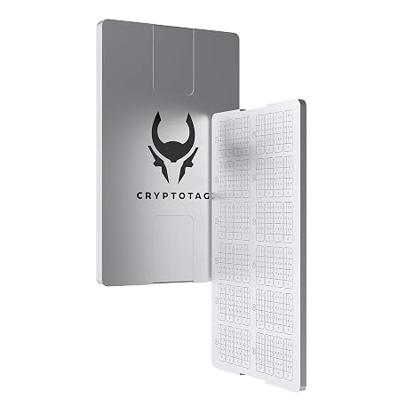 Zeus Starter Kit - Premium Titanium Crypto Seed Storage - Ultimate Secure Backup for Private Keys - Compatible with Ledger, Trezor, and More Hardware Wallets