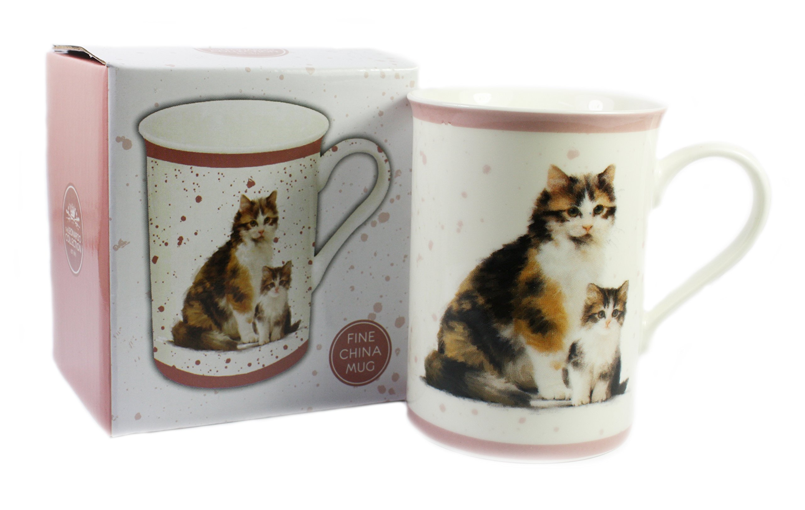 Leonardo Tortoiseshell Macneil Cat And Kitten Fine China Mug (Tortoiseshell)