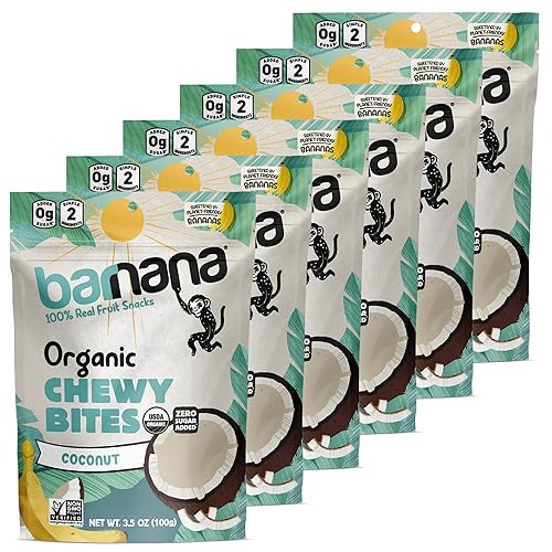 Barnana masticables orgánicos de plátano